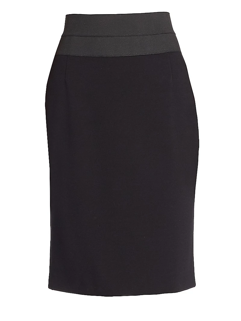 Essentials High-Waist Pencil Skirt