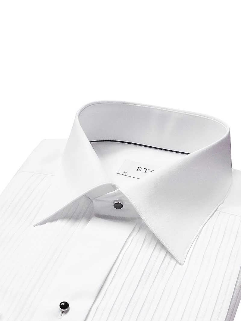 Contemporary-Fit Pleated Bib Dress Shirt