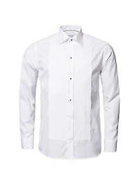 Contemporary-Fit Pleated Bib Dress Shirt