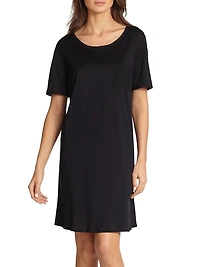 Cotton Deluxe Short-Sleeve Gown