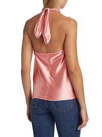 Harriet Convertible Stretch-Silk Top