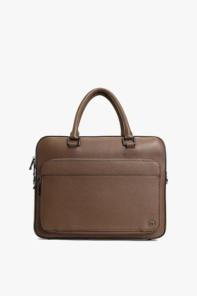 SAC D'ORDINATEUR PORTABLE EN CUIR MONACO