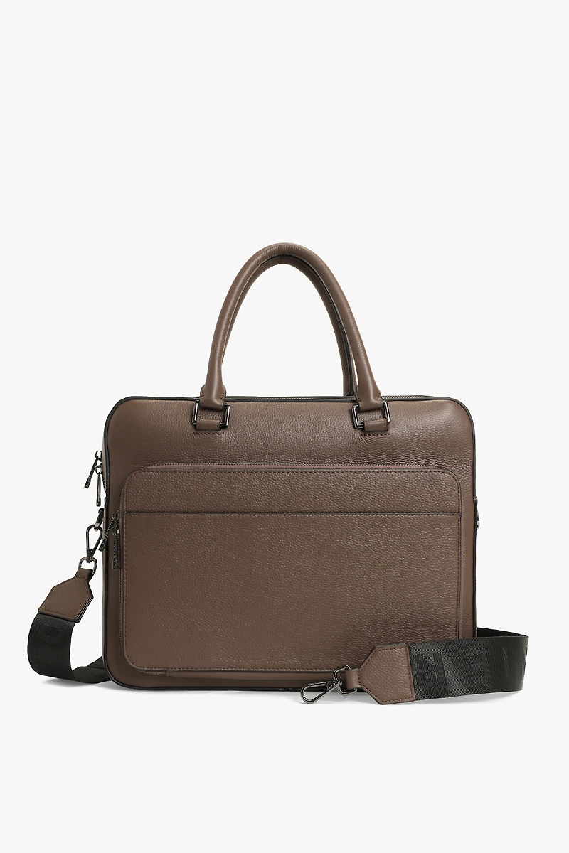 SAC D'ORDINATEUR PORTABLE EN CUIR MONACO