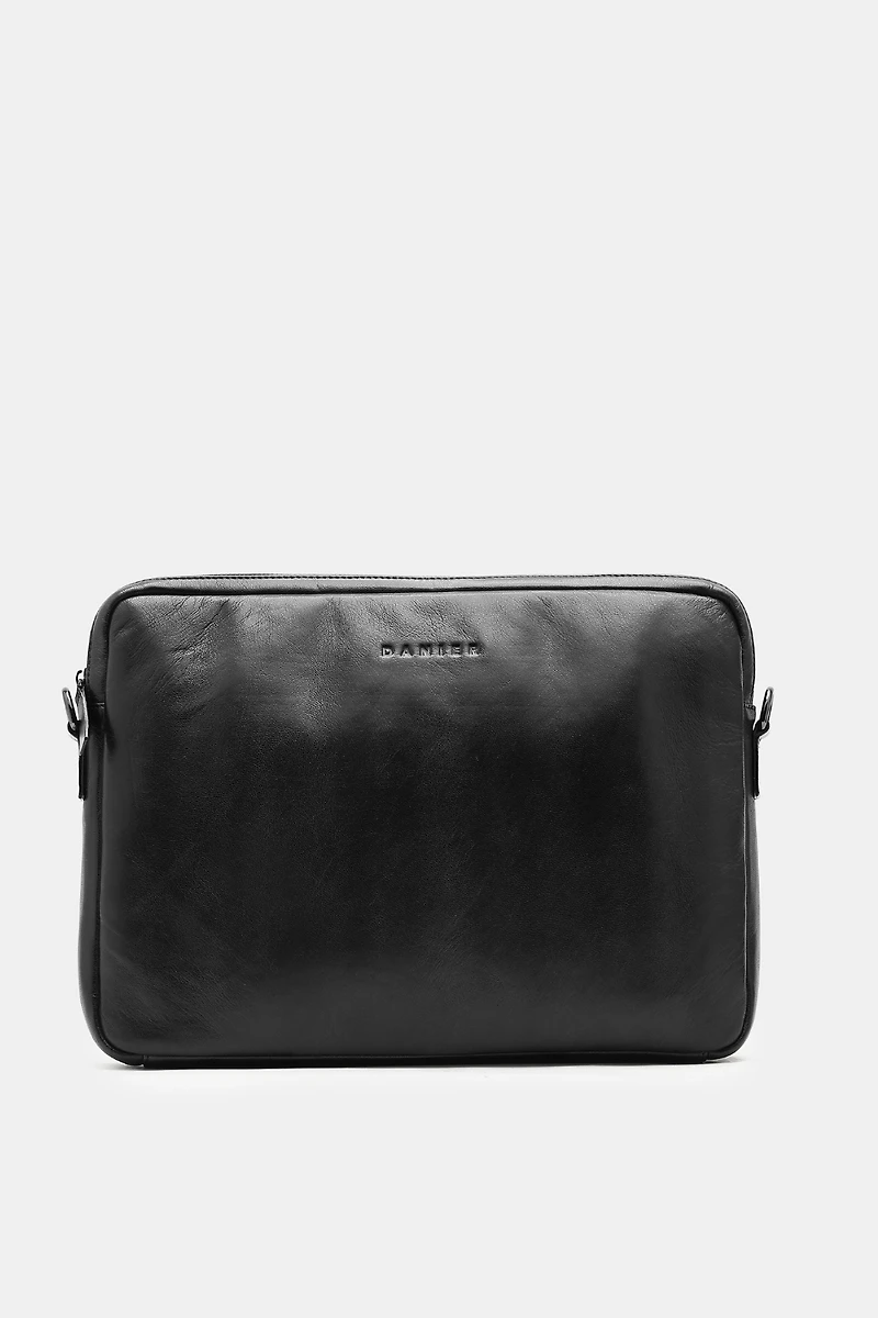BOSTON LEATHER LAPTOP CARRIER