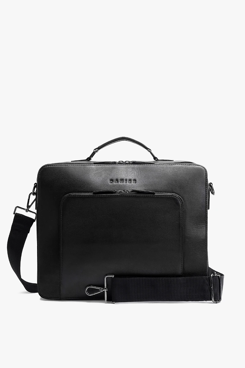 BOSTON LEATHER BRIEFCASE