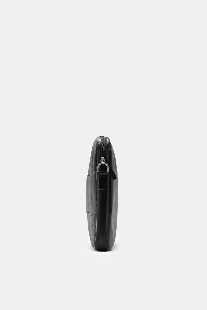 BOSTON LEATHER LAPTOP CARRIER