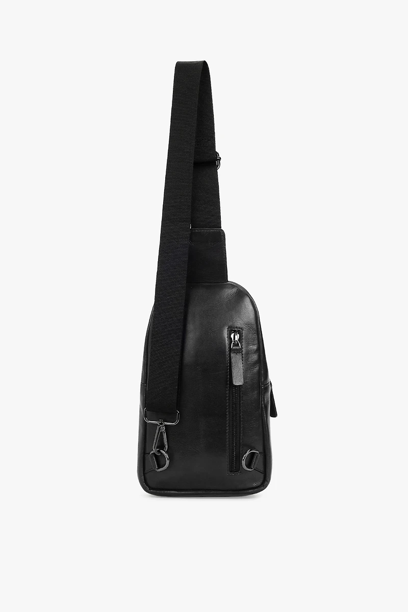 BOSTON LEATHER SLING BAG