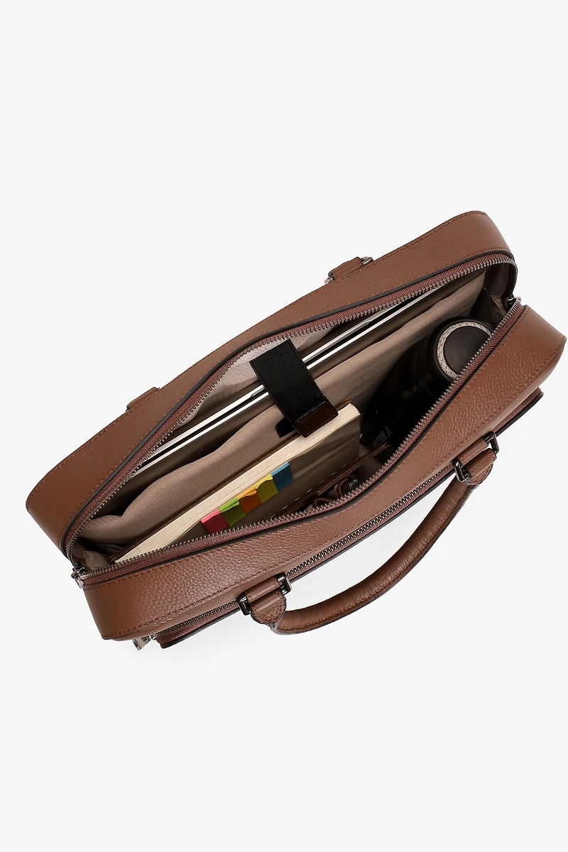 MONACO PETITE MALLETTE EN CUIR POUR ORDINATEUR PORTABLE