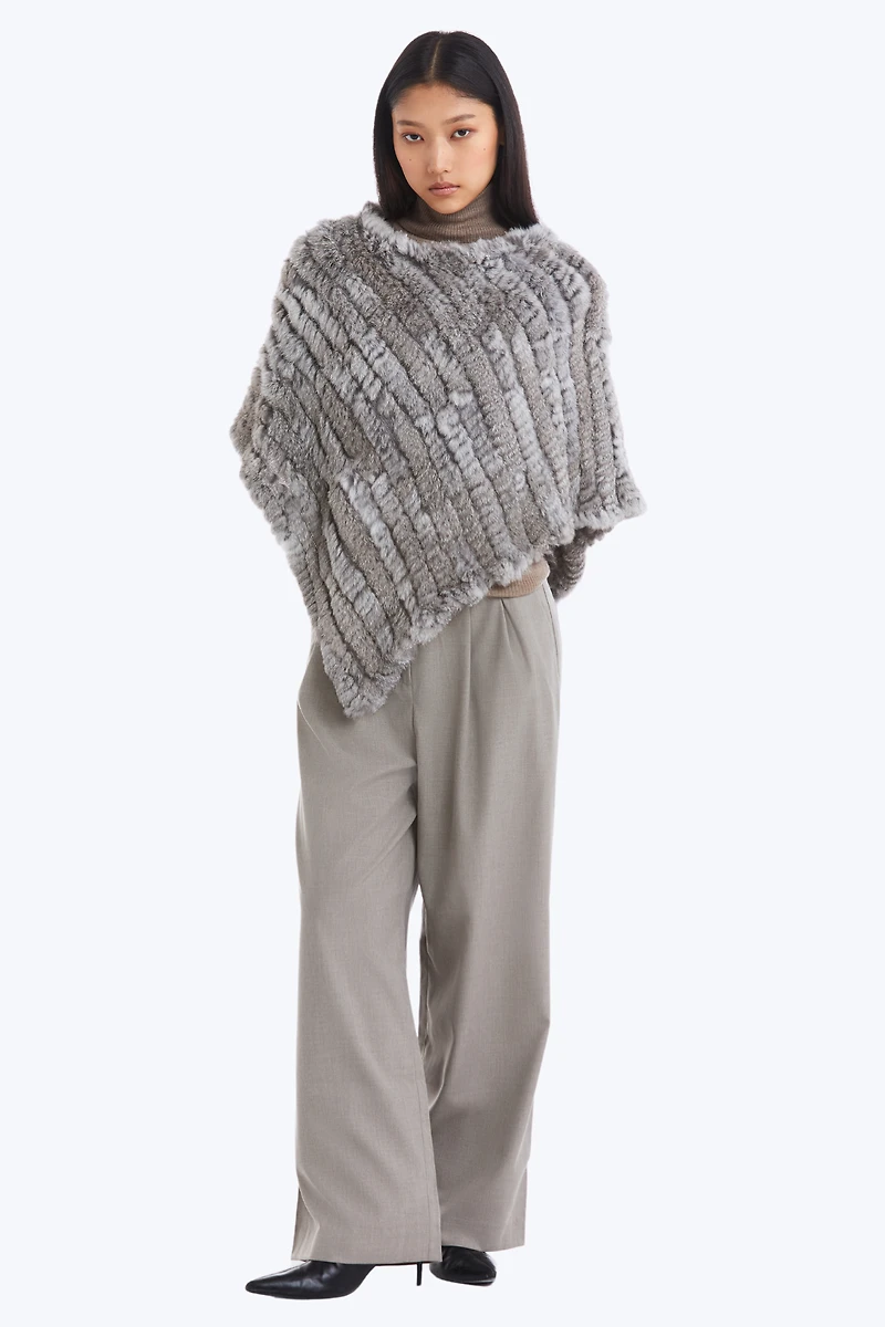PONCHO FOURRURE GEANA