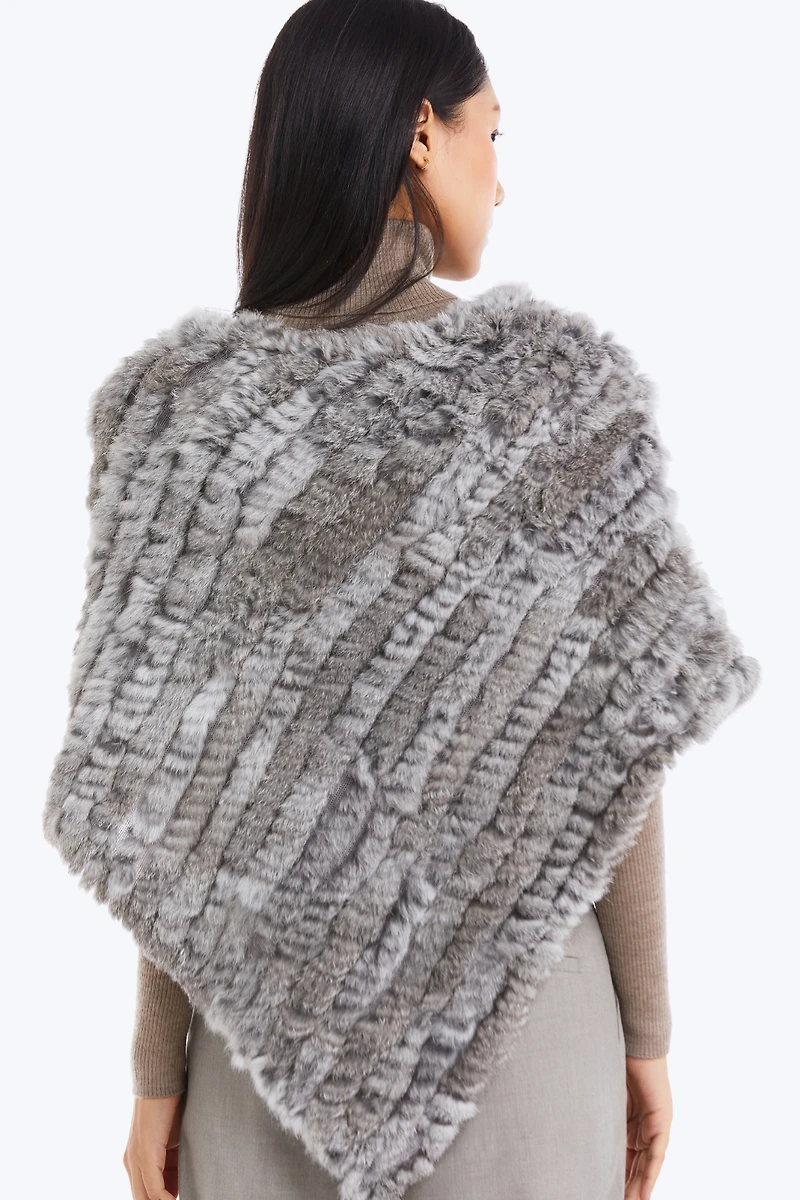 PONCHO FOURRURE GEANA