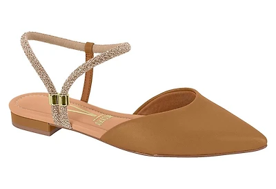 ROSAVIN Camel Faux Leather