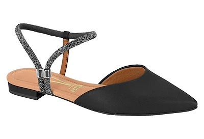 ROSAVIN Black Faux Leather