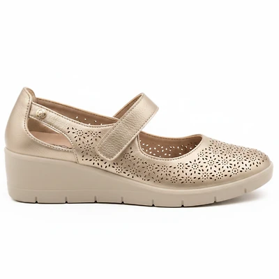 CORINTA Gold Faux Leather
