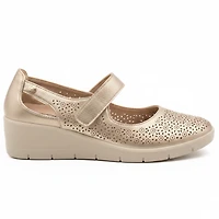 CORINTA Gold Faux Leather