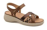 AMELITIA Brown Faux Leather