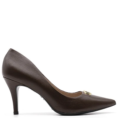 FENELA DARK BROWN LEATHER