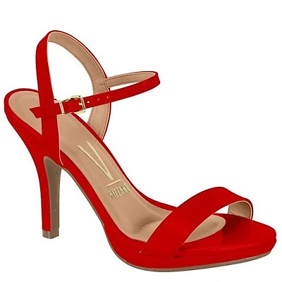 ARELI Red Faux Leather
