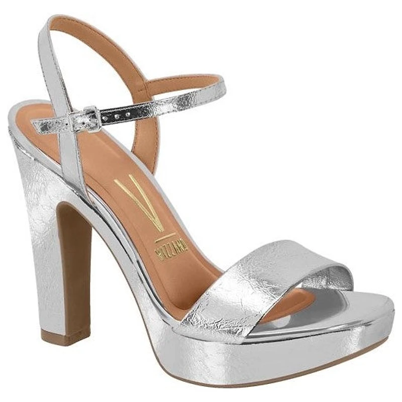 DEVAN Silver Metallic Leather