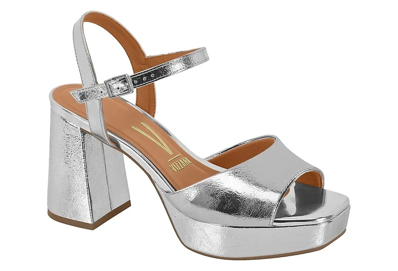 RISA Silver Metallic Leather