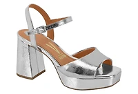 RISA Silver Metallic Leather