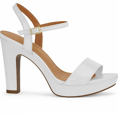 DEVAN White Patent Leather