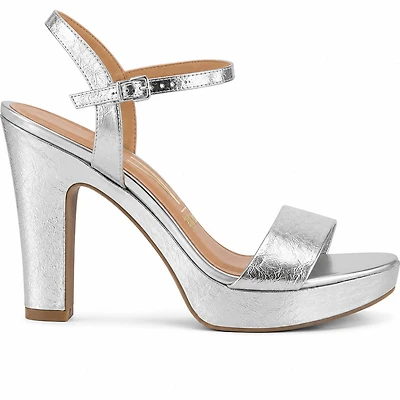DEVAN Silver Metallic Leather