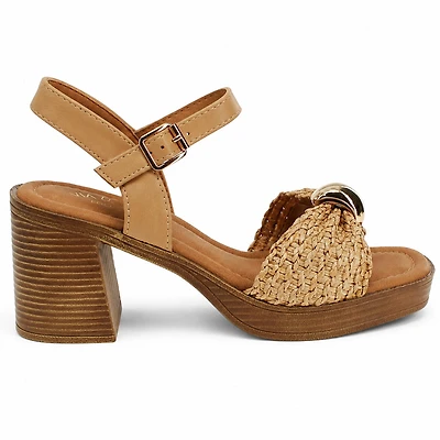 BRANA BEIGE FAUX LEATHER