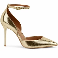 ORISANDRA Golden Metallic Leather