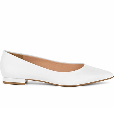 SHINI White Leather