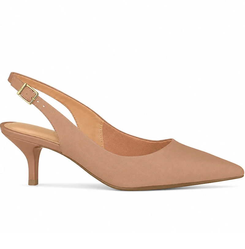 AMINAH Nude Leather