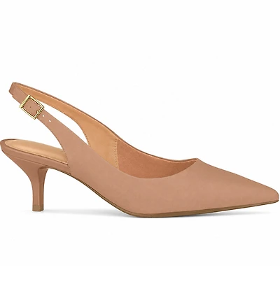 AMINAH Nude Leather
