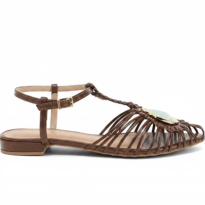 RAVINA Chocolate leather