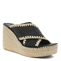 AVA Black Raffia