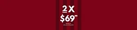 2 x $69.99