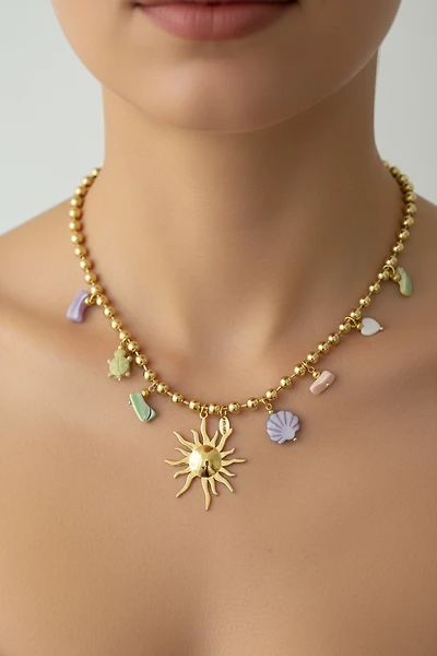 COLLAR SOL - CADENA MILITAR