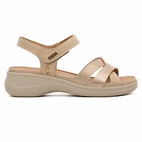 AMELITIA Beige Faux Leather