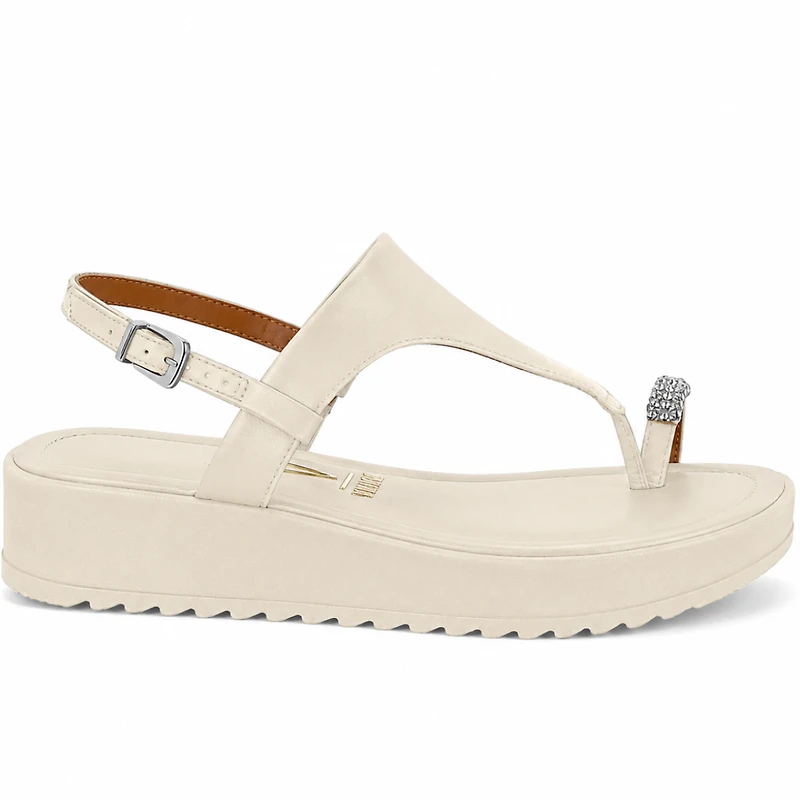 ZAYLIRA OFF WHITE FAUX LEATHER