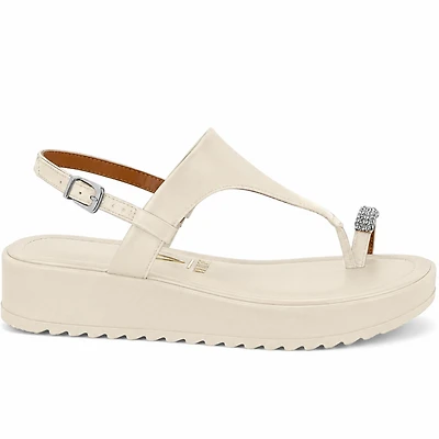 ZAYLIRA OFF WHITE FAUX LEATHER