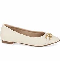 ELALIRA White Faux Leather