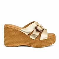 LORY GOLD FAUX LEATHER