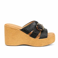 LORY BLACK FAUX LEATHER