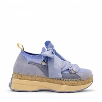 BAHIA Blue Mesh Suede