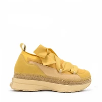 BAHIA Cream Mesh Suede