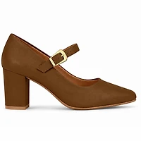 MAELIS Brown Faux Leather