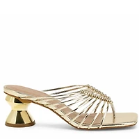 CORALIE gold leather