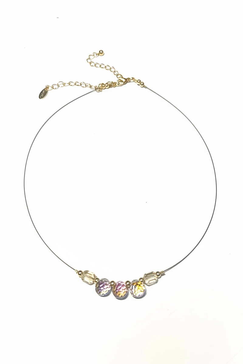 FLOATING NECKLACE EN CRISTAL FACETADO - SWAROVSKI