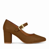 MAELIS Brown Faux Leather