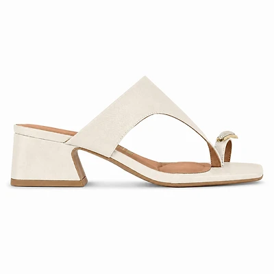 TIANA White Faux Leather