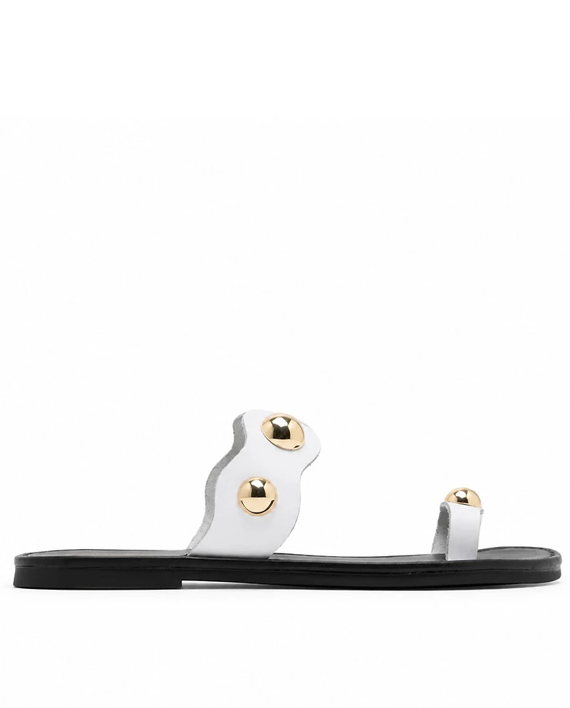 YARINA WHITE LEATHER