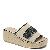 ANISA Black Leather Raffia